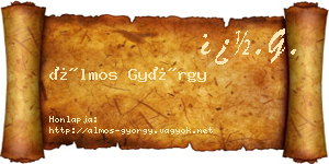 Álmos György névjegykártya